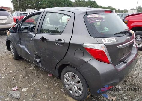 2012 Toyota Yaris Le из США, поврежденный, VIN JTDKTUD35CD522180